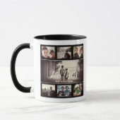 Mug Brother moderne Meilleurs amis Dark Photo Collage (Gauche)