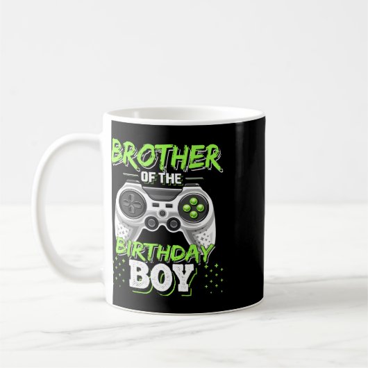 Mug Brother Of The Birthday Boy Matching Video Game Bi (Gauche)