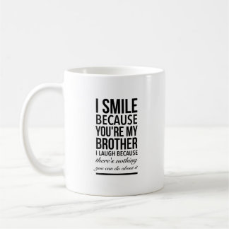 Mug Brother smile funny gifts for brothers big bro