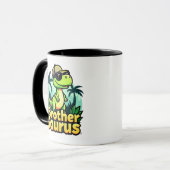 Mug Brothersaurus – Frère dinosaure de dessin animé v3 (Devant gauche)