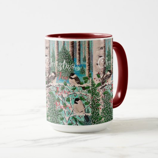 Mug Brouillard de Noël (Devant droit)