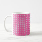 Mug Brouillard rose Musique de sensibilisation au canc (Gauche)