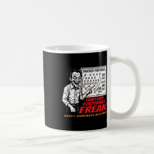 Mug Brouillon de Fantaisie de Football Fou Dominer Dét