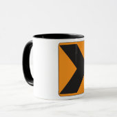 Mug Brouillon de virage à droite (Devant gauche)