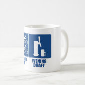 Mug Brouillon du matin, Brouillon du soir (Devant droit)