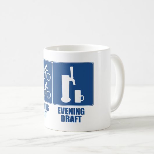 Mug Brouillon du matin, Brouillon du soir (Devant droit)