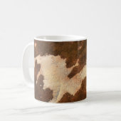 Mug Brown and white floral textile (Devant gauche)