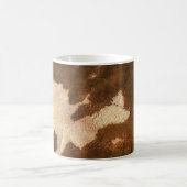 Mug Brown and white floral textile (Centre)