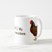 Mug Brown Barnevelder Hen Chicken (Devant droit)