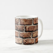 Mug Brown brick wall on daylight (Devant droit)