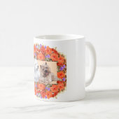 Mug Brown Cairn et Westie Terriers en Floral (Devant droit)