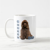 Mug Brown Cocker Spaniel Papa 4 (Gauche)