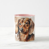 Mug Brown Dachshund (Centre)