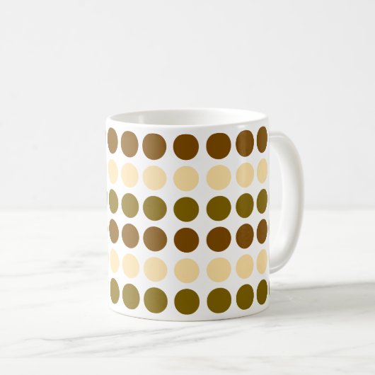 Mug Brown Et Beige (Devant droit)