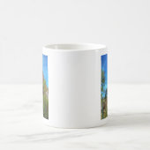 Mug Brown et crème Couleur Cheval bleu ciel (Centre)
