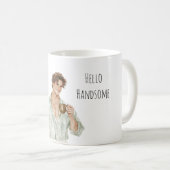 Mug Brown Hair Man Cup (Devant droit)