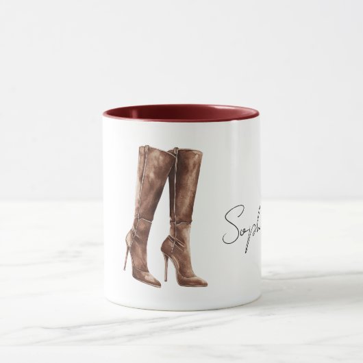 Mug Brown High Heel Boots (Centre)