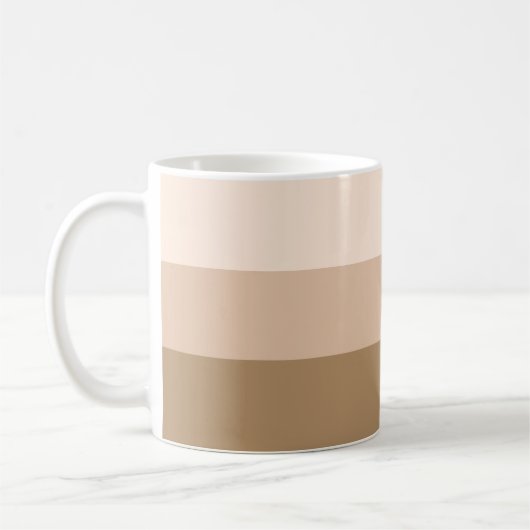Mug Brown Ombre strié (Gauche)