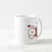 Mug Brown ours cony lapin amour (Devant droit)