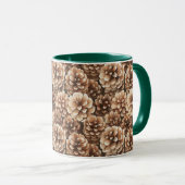 Mug Brown Pine Cones   (Devant droit)