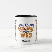 Mug Brown Pitbull Chien Vous Faites Mon Wag De Queue (Centre)
