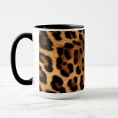 Mug Brown Poster de animal Leopard (Gauche)