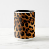 Mug Brown Poster de animal Leopard (Centre)