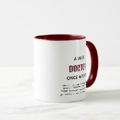 Mug Brown Un Médecin Sage Écrit Une Fantastique Nouvea (Devant droit)