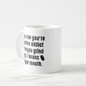 Mug Broyer vos grains de café (Devant gauche)
