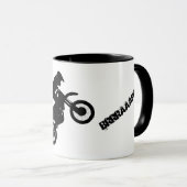 Mug "BRRRAAAPP ! "tasse de Dirtbike des textes (Devant droit)