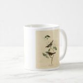 Mug Bruant à gorge blanche, Oiseaux d'Amérique d'Audub (Devant droit)