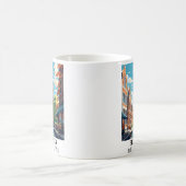 Mug Bruges Belgique Illustration de voyage (Centre)