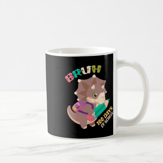 Mug Bruh 100 Jours De Dinosaure Scolaire 100E Jour De (Droite)