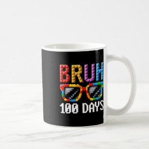 Mug Bruh 100 Jours De Sungles De L'École Bâtiment Bâti