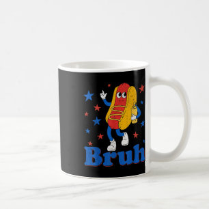 Mug Bruh 4 juillet drôle hot dog patriotique adolescen