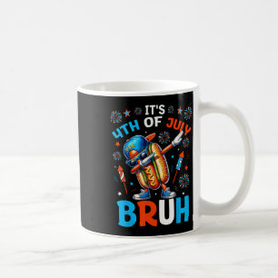 Mug Bruh 4 juillet Garçons Enfants Hotdog Funny Quatri