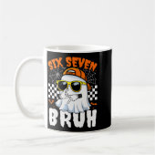 Mug Bruh 67 Halloween Funny Six Seven Meme Brainrot Gh (Gauche)