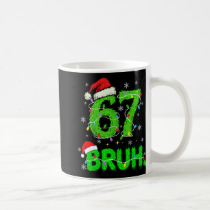 Mug Bruh 67 Mème Humour 6-7 Drôle Six Sept Noël