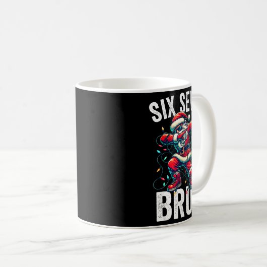 Mug Bruh 67 Six Seven Santa Dabbing Christmas Meme Boy (Devant droit)