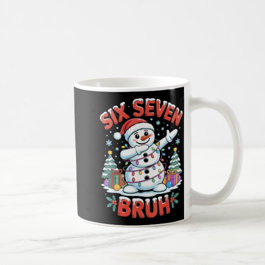 Mug Bruh 67 Six Seven Snowman Dabbing Christmas Shirts (Droite)