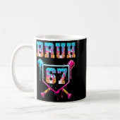 Mug Bruh Baseball Ice Cream Drip Number 67 Player 67th (Gauche)