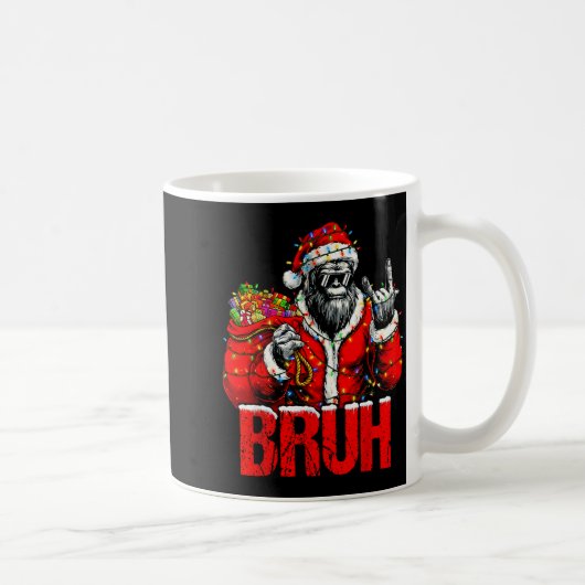 Mug Bruh Bigfoot Christmas Funny Sasquatch Xmas For Me (Droite)
