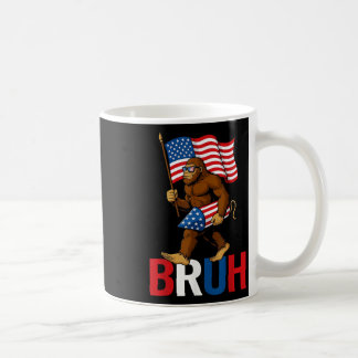 Mug Bruh Bigfoot Fireworks Drapeau américain Patriotiq