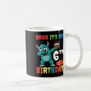 Mug Bruh C’est mon 6e anniversaire Halloween Monster D