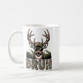 Mug Bruh Camo Deer Hunting Camouflage Elk Buck Funny Y (Gauche)