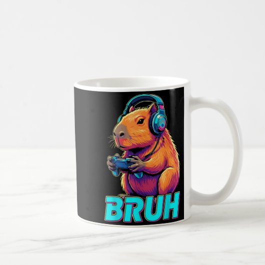 Mug Bruh Capybara Funny Video Games Capybaras  (Droite)
