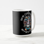 Mug Bruh c'est jour de test t'as ça humour motivation  (Devant droit)