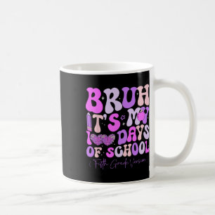 Mug Bruh C'Est Mes 100 Jours D'École Rétro Cinquième A