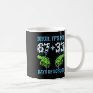 Mug Bruh C'est Mes 67 33 Jours D'école Garçons De Foot