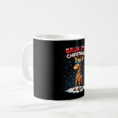 Mug Bruh C'est Noël Giraffe Dabbing Dabbing Long Sle (Devant gauche)